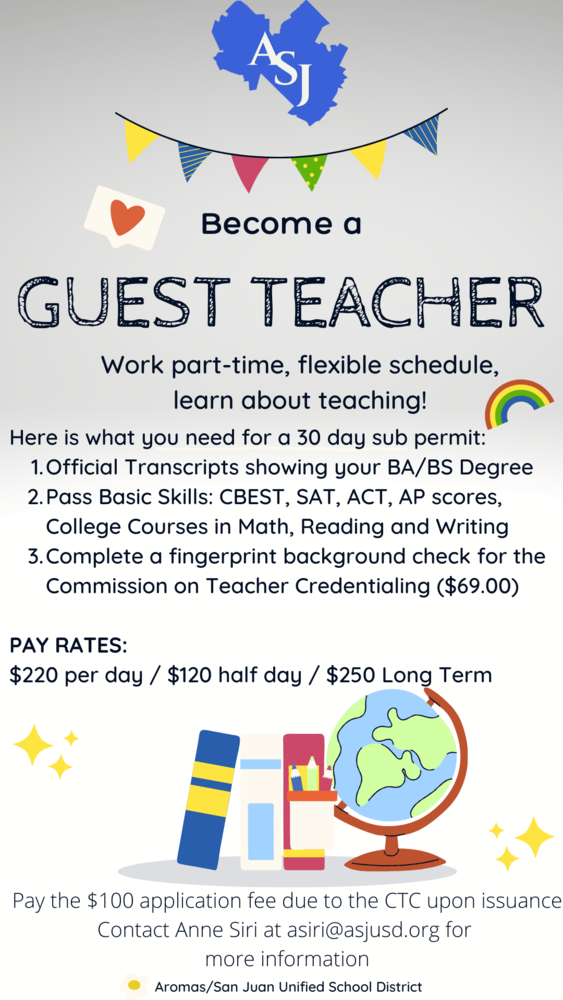 Become a Guest Teacher