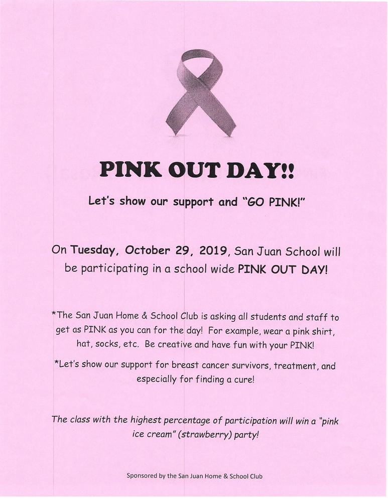 PINK OUT DAY!!​