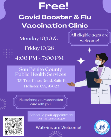 Free Covid Booster & Flu Vaccination