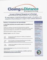 Closing the Distance - Padres y Compañeros de Aprendizaje