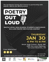 Poetry Out Loud Comes to Anzar