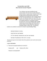 SMART BUS INTERNET ACCESS PROGRAM