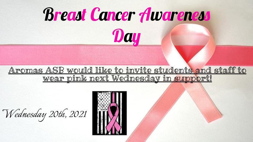 Aromas ASB Breast Cancer Awareness Day