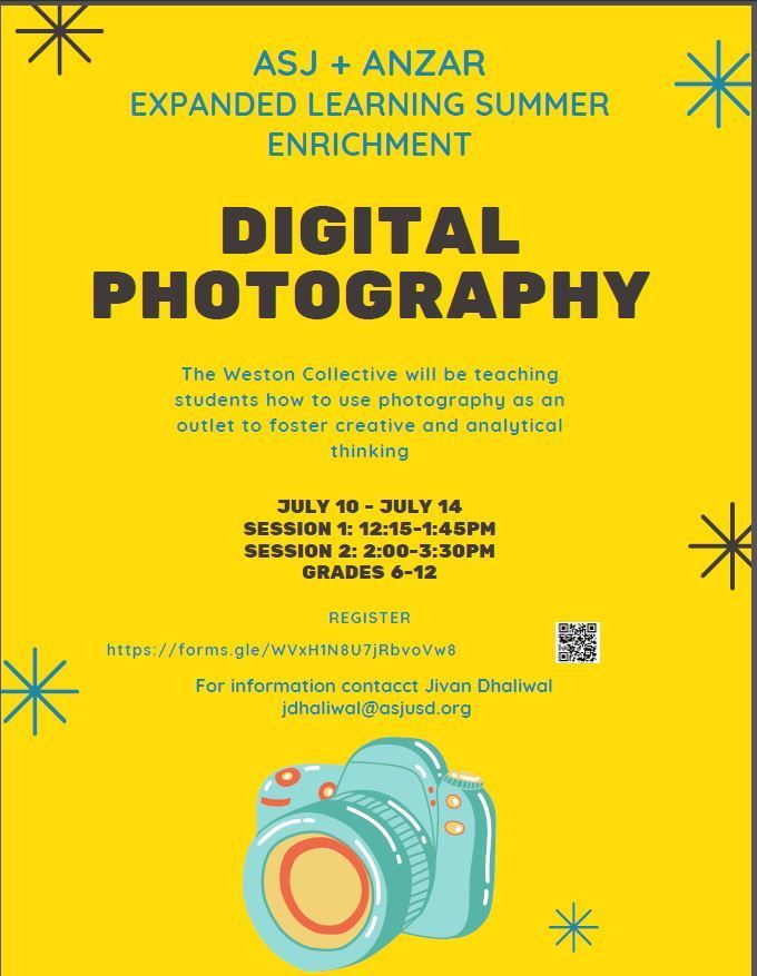 Digital Photography Summer Classes