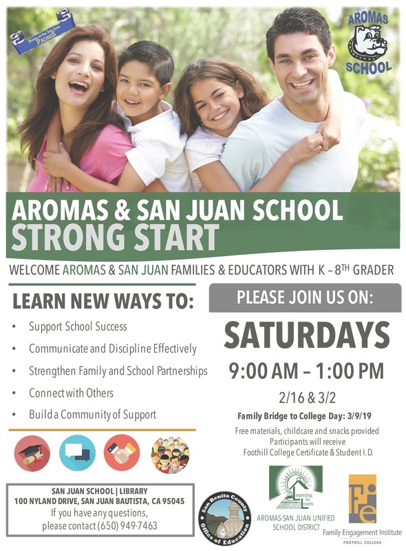 Aromas & San Juan School Strong Start